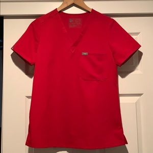 Limited edition Red Figs scrub top